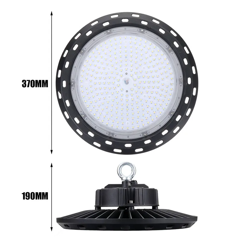 

200W LED High Bay Light Lamp High Lumen Power Waterproof Spotlight 2835 Industrial Mining Warehouse Lamps White Light AC85-265V
