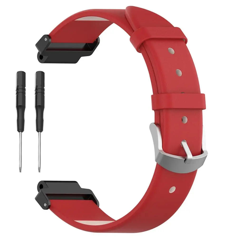 Сменный ремешок из натуральной кожи для наручных часов Garmin Forerunner 230 235 220 620 630 735