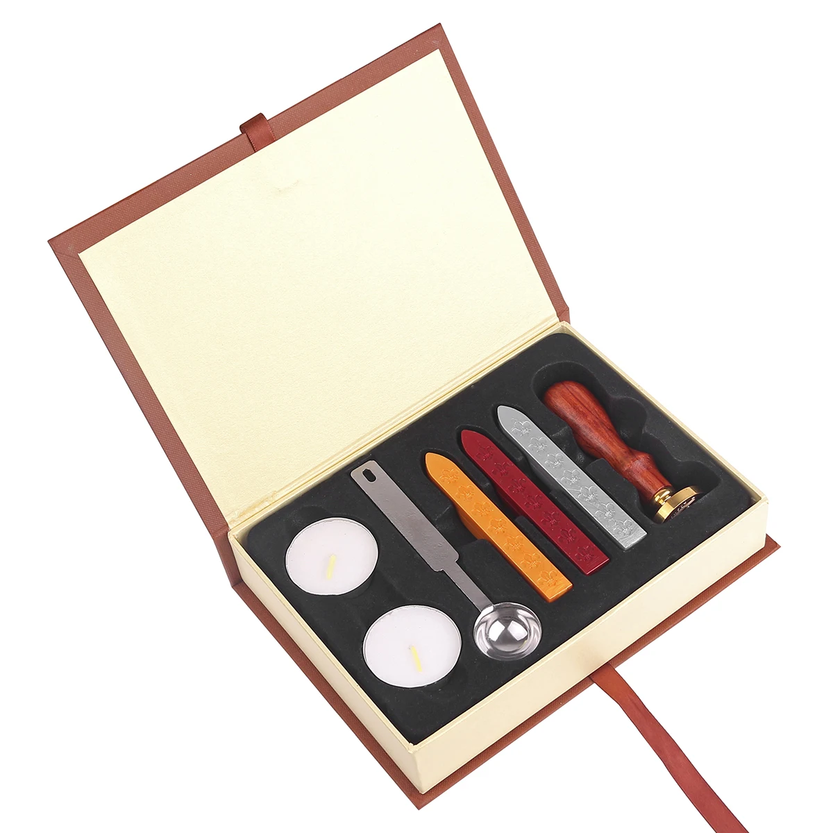 

Antique Metal Sealing Wax Stamps Wood Handle For DIY Wedding Invitations Ancient Wax Seal Stamp Decoration
