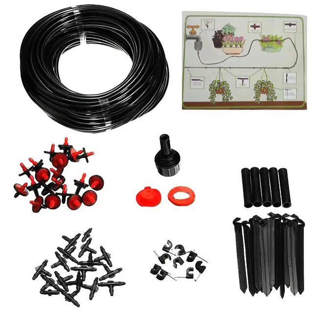 Cheap 71PCS/pack Garden Drip Irrigation Automatic Irrigation System Automatic Watering Tool Water Drop Watering Gardening Accessories