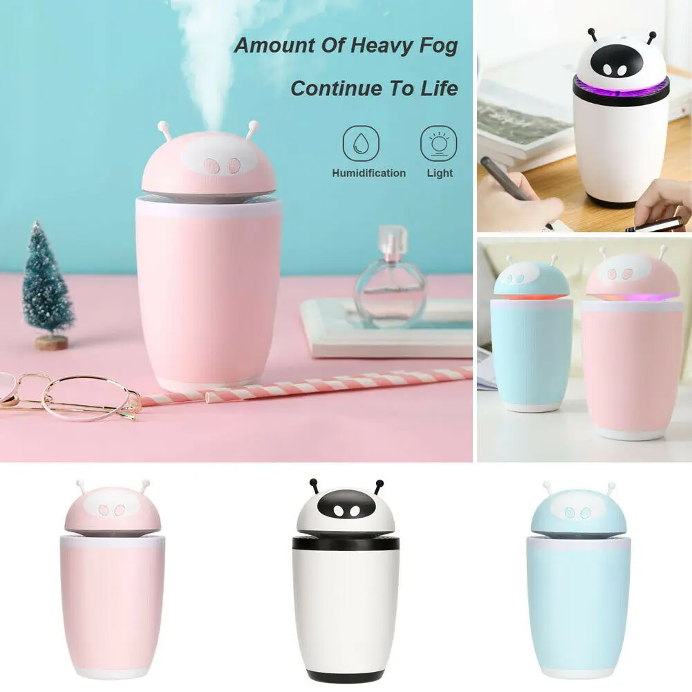 

Brand New 2019 Astronaut Shape Air Aroma Essential Oil Diffuser LED Ultrasonic Aroma Aromatherapy Humidifier Blue Pink White