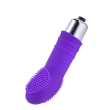 Finger Vibrator Vagina Stimulation G-Spot Female Masturbation Long Bullet Vibrator Sex Toys for Women Breast Massager Clit