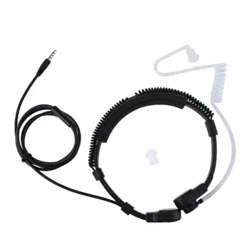 

3.5mm Tactical Throat Microphone Covert Acoustic Tube Earpiece for iPhone