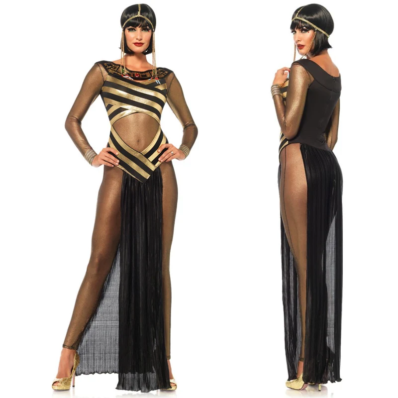 

Ladies Sexy Erotic Cleopatra Costume Greek Goddess Egypt Queen Exotic Theme Party Fetish Clubwear Fancy Dress