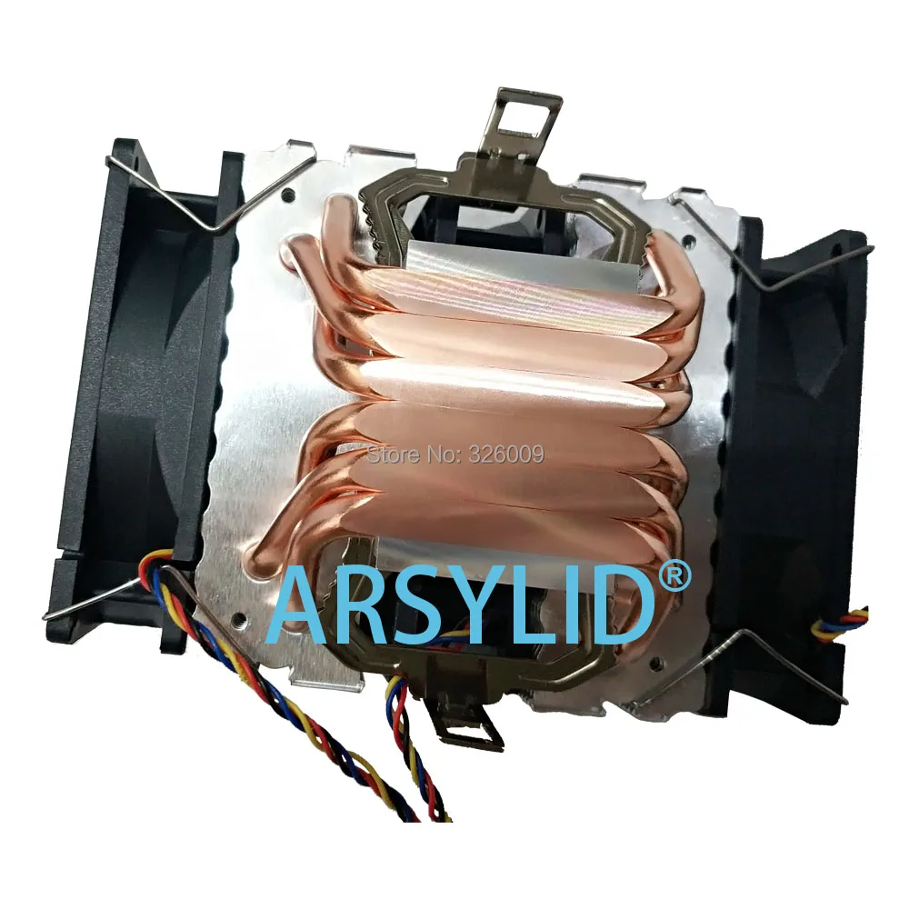 Процессор ARSYLID LGA775 115X 1366 2011 AM3 AM4 9 см вентилятор с 6 тепловыми трубками двойным