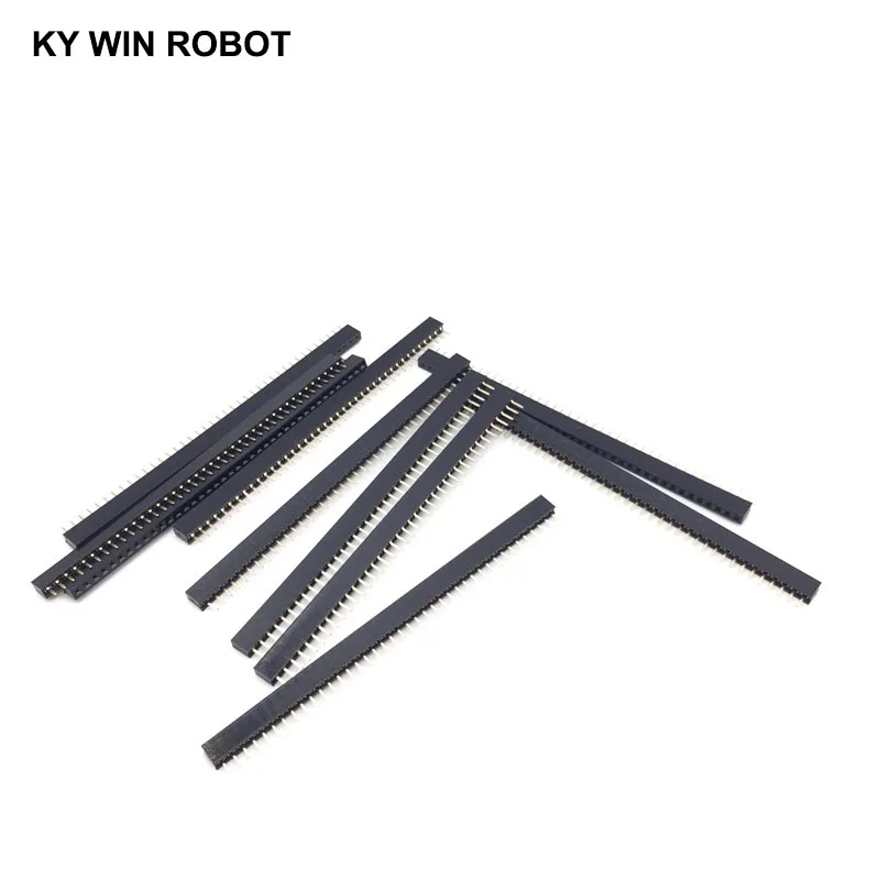 10pcs 2.0 1X40 pin breakaway Straight female header 40 pins Single Row