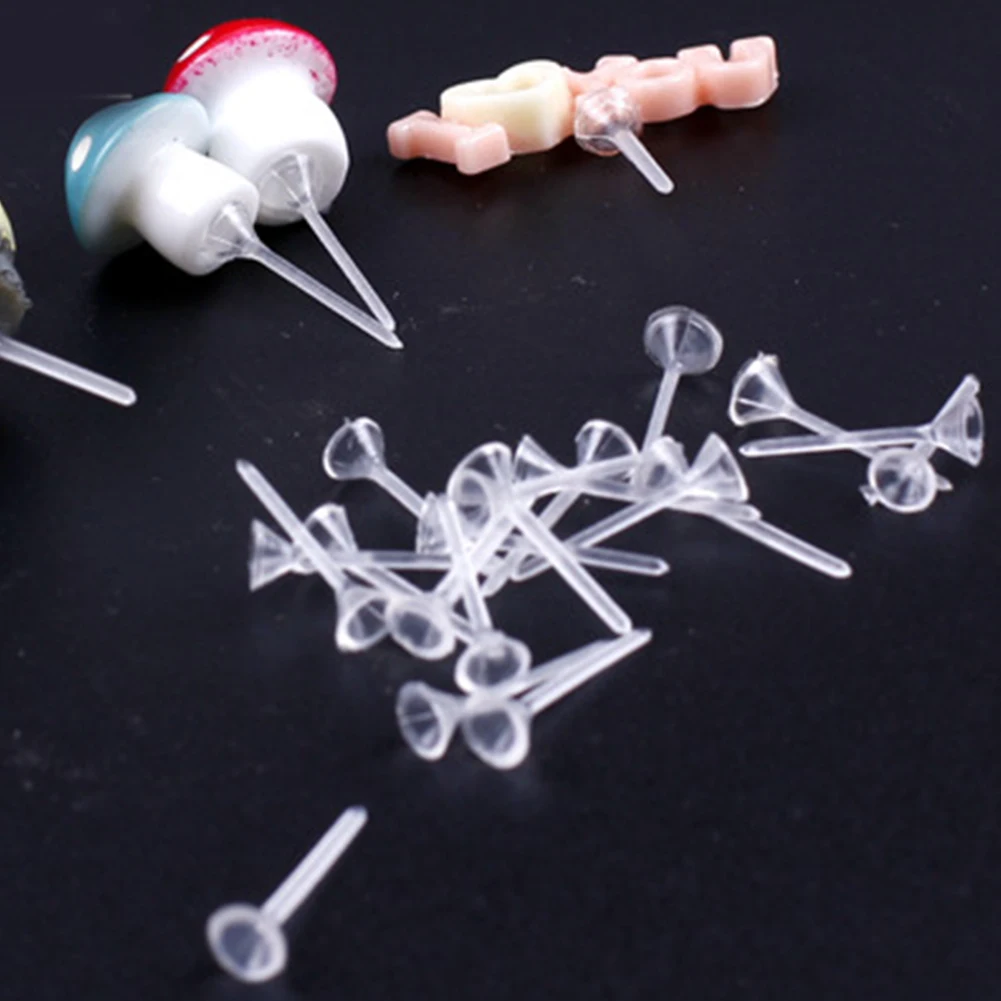

200pcs Resin Miniature Fixed Bar Clear Micro Landscaping Sand Table Model Material Tool #20