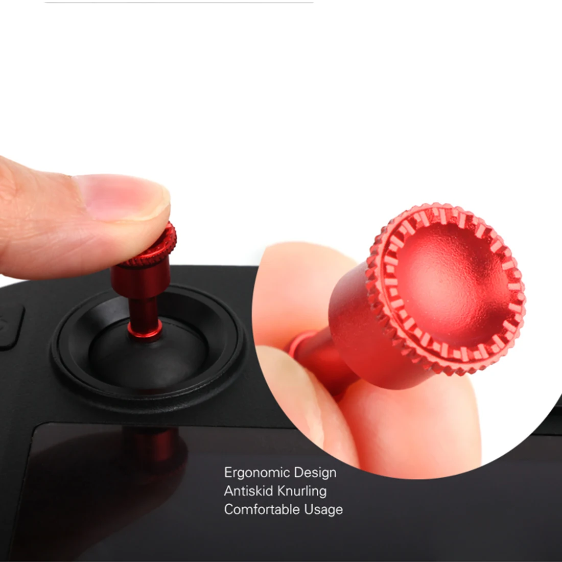 

HOBBYINRC 2Pcs Thumb Rocker Joystick for DJI Smart Controller for DJI MAVIC 2 PRO/MAVIC 2 ZOOM RC Parts - Black