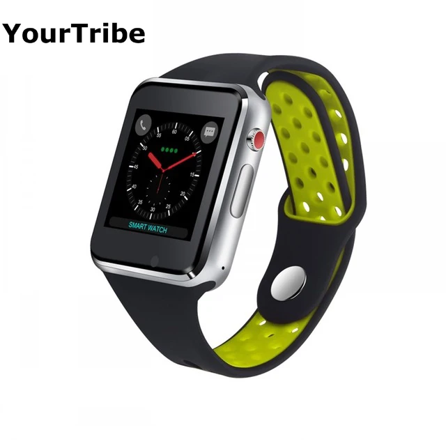 

YourTribe Bluetooth Smart Watch M3 With Camera Facebook Whatsapp Twitter Sync SMS Smartwatch Support SIM TF Card For IOS Android