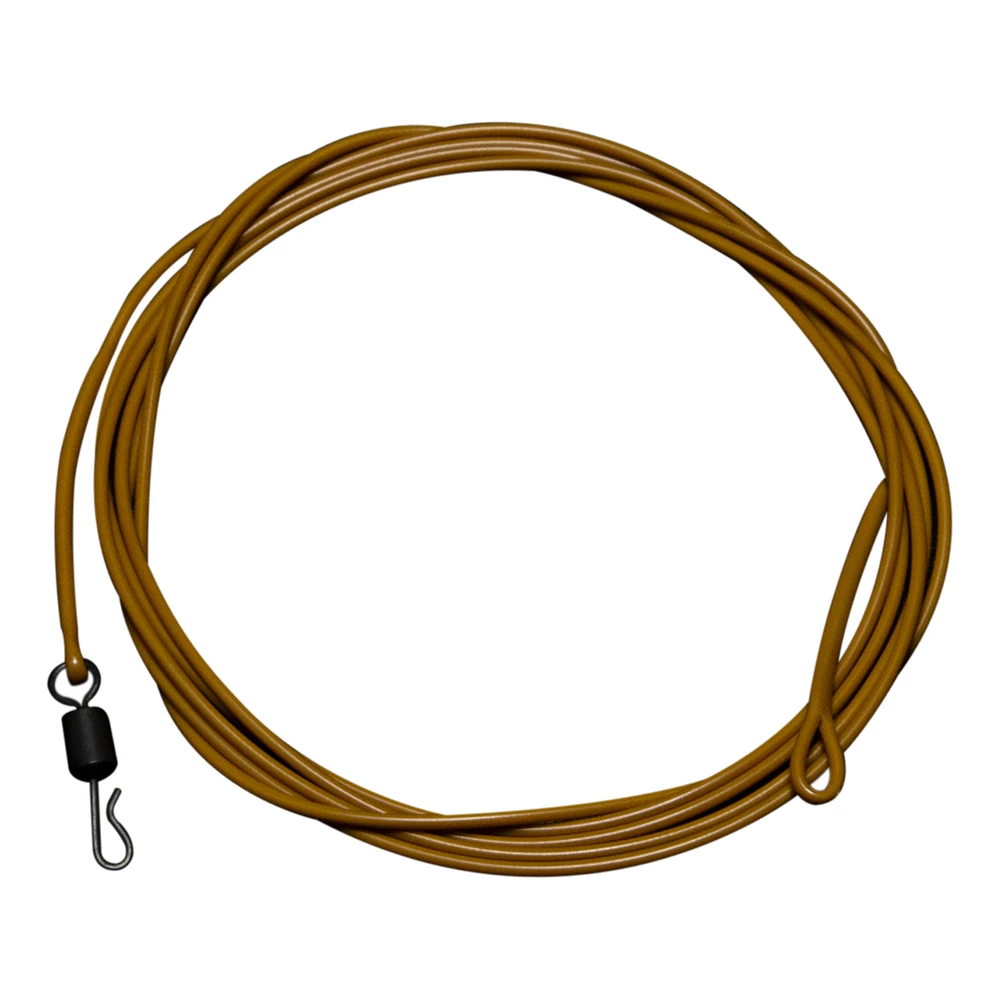 1M 30LB / 80LB Fishing Leader Line Leader Wire with Ring Swivel Quick