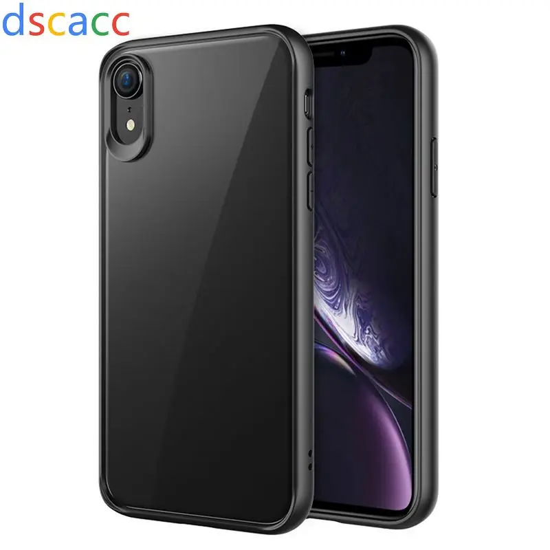 

Dscacc TPU Bumper Hard PC Clear Hybrid Crystal Phone Cover for Samsung S10 Plus S10E for Huawei P30 Pro 100pcs