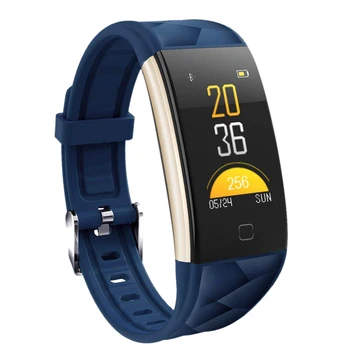 

T20 Smart Sport Bracelet Fitness Tracker HD Color Screen Heart Rate Blood Pressure Monitor Fatigue Sleeping Monitor Remote Cam