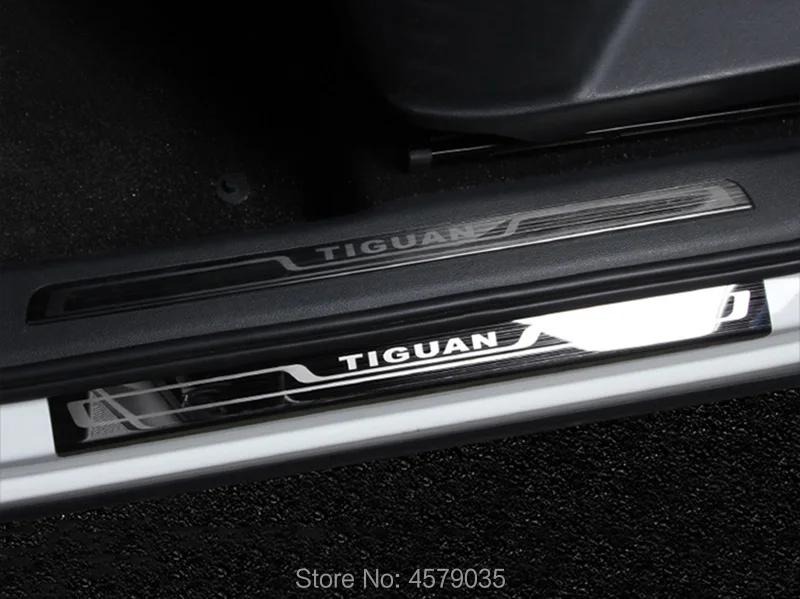 Для Volkswagen Tiguan MK2, европейская версия, Накладка на порог автомобиля, приветствуется, педаль, Стайлинг автомобиля