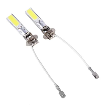 

2Pcs H3 COB LED Bright Xenon White 6000K Car Auto Fog Light Lamp Bulb 12V Lots