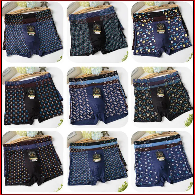 

New Prints Underwear Trucks Boxer Underpant Panties Homewear Underpants Shorts XXL-5XL 6XL 7XL 10 Packs/Lot Free Shipping
