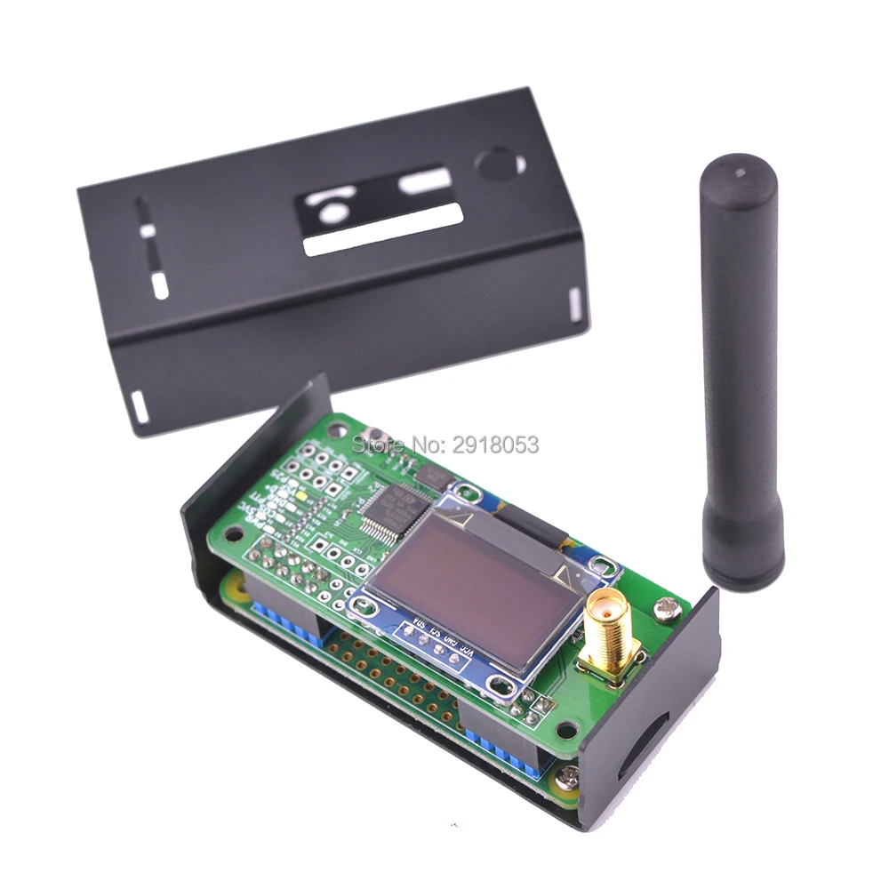 Jumbospot UHF VHF MMDVM модуль точки доступа поддержка P25 DMR YSF для raspberry pi+ антенна+ OLED+ чехол