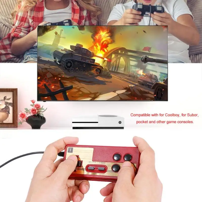 

Wired 8 Bit TV Game Controller Smart Wireless Joystick Bluetooth Android Gamepad Gaming Remote Control T3/S8 Phone PC Phone