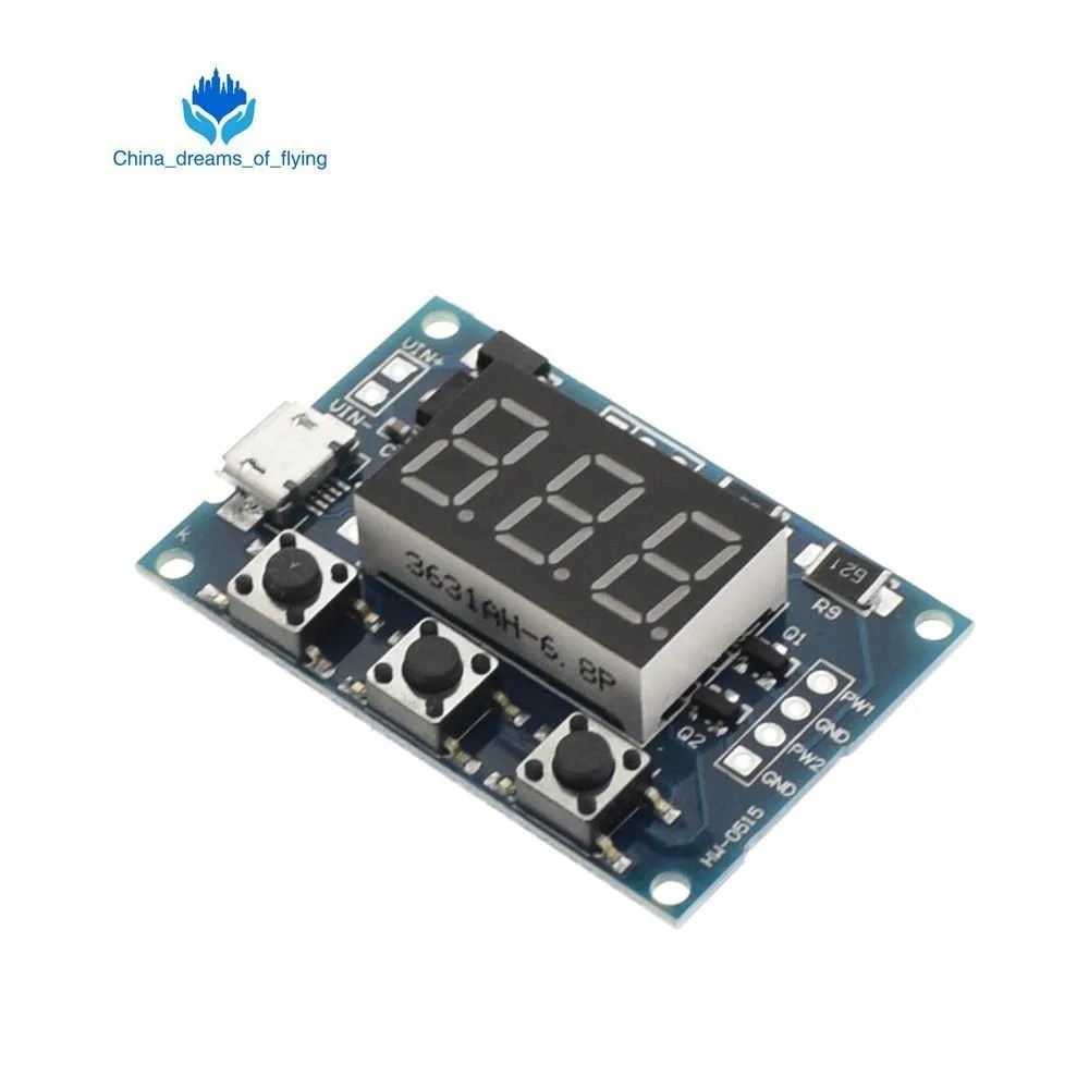 Завеса постоянного тока 5 30V микро USB 5V Мощность независимый генератор PWM 2 канала