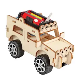 Деревянный гоночный автомобиль детская игрушка цвет дерева