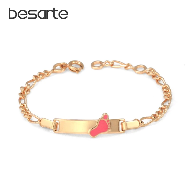 Для браслетов младенцев Bebe Pulseiras детский ювелирный браслет Braccialetti Nina Pulsera Braclet золотой браслет для женщин Bileklik B1030