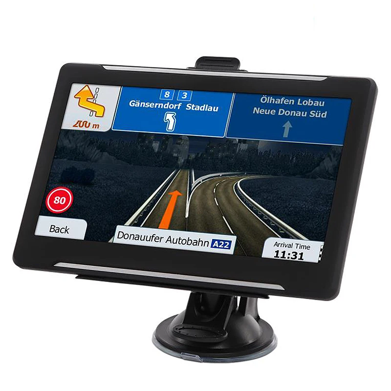 7 дюймов 256Mb 8G Hd емкостный экран портативная Gps Автомобильная навигационная