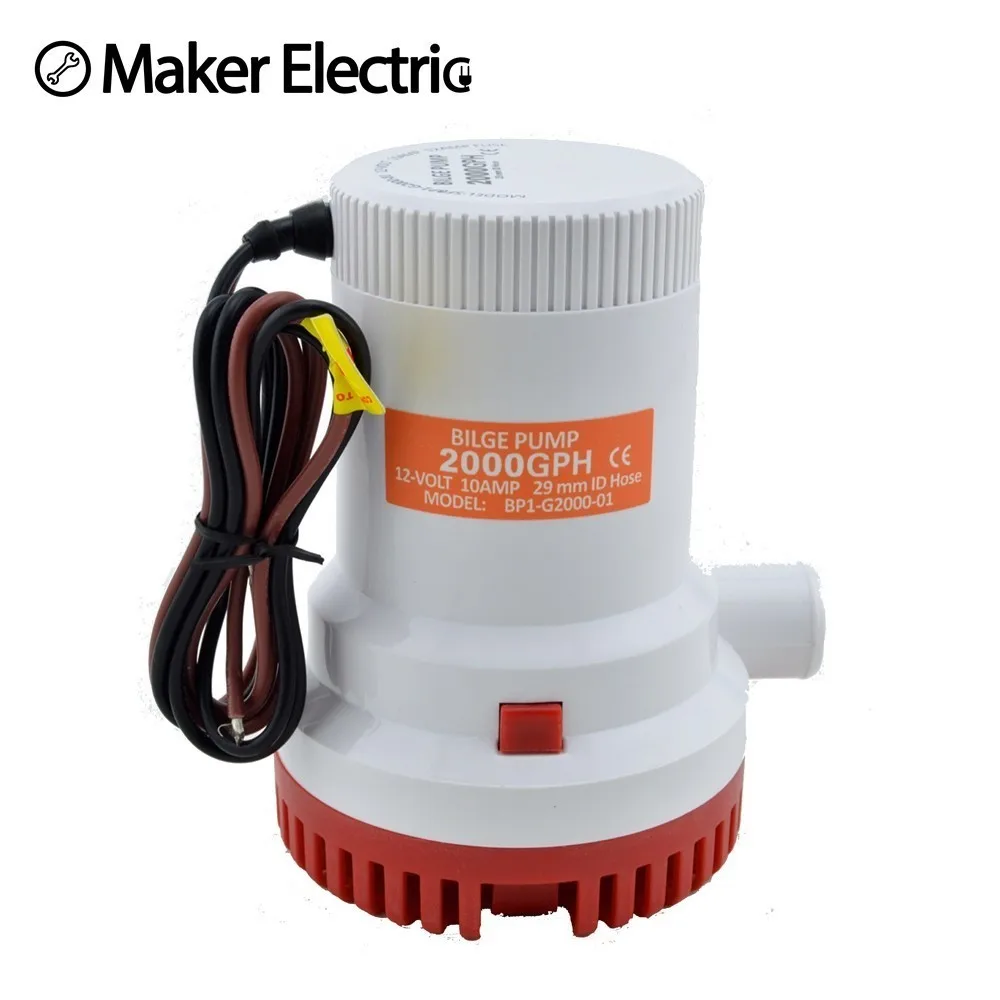 

MKBP-G2000-24 2000gph 24v water pump,24v bilge pump,boat pump