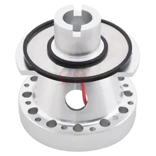 Прочный Серебряный алюминиевый автомобильный адаптер ступицы рулевого колеса Boss подходит для Peu-geot 206/CC 206