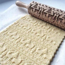 Рождественская Снежинка кошка деревянная Скалка тиснение выпечки печенье лапша печенье, фондан, пирог тесто разрисованный борд LemonBest