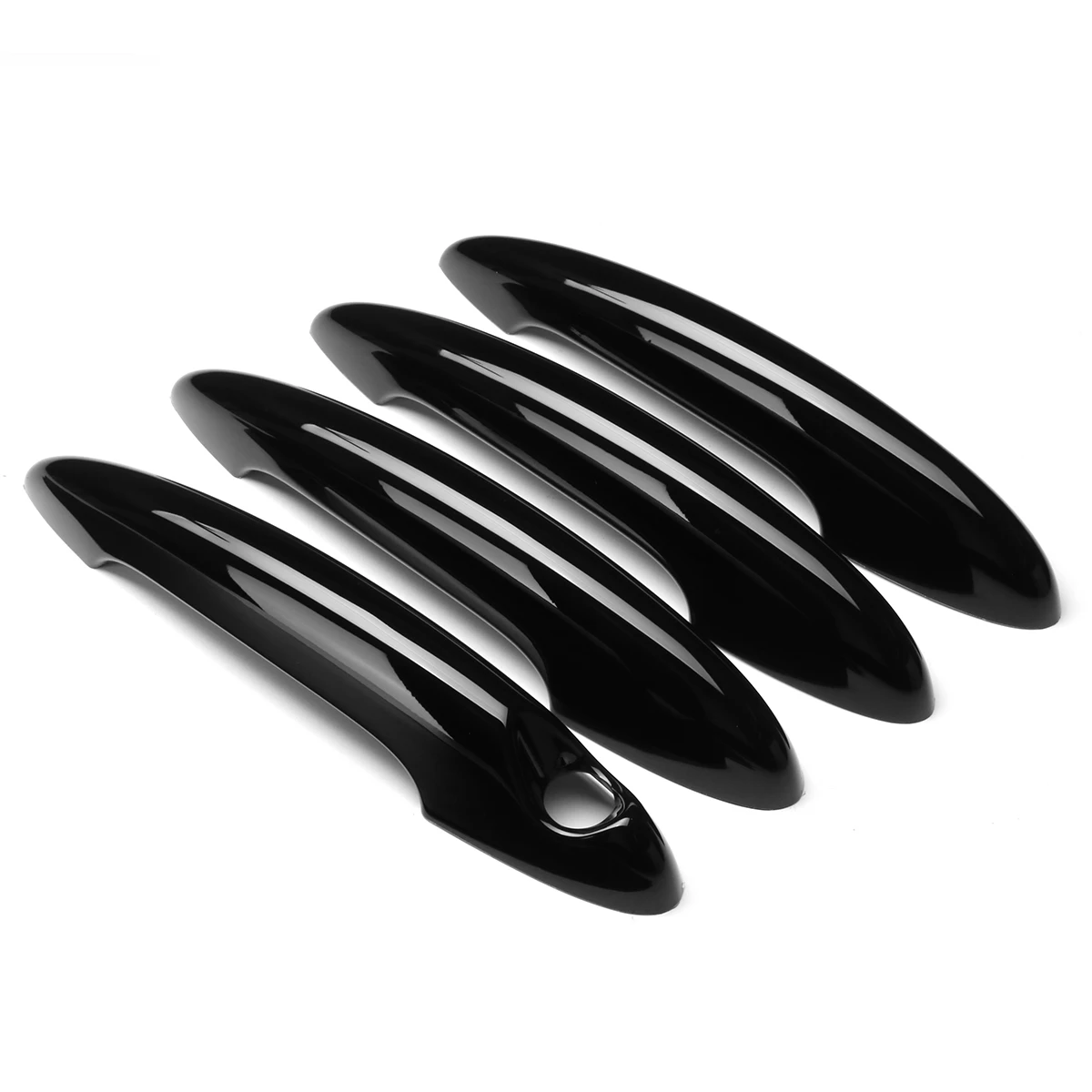 2 piezas cubierta de la manija de la puerta para BMW para Mini para Cooper S 11-16 piezas de Exterior de automóvil negro cubierta de la manija de la puerta Trim 2 piezas cubierta de la manija de la puerta para BMW para Mini para Cooper S 11-16 piezas de Exterior de automóvil negro cubierta de la manija de la puerta Trim