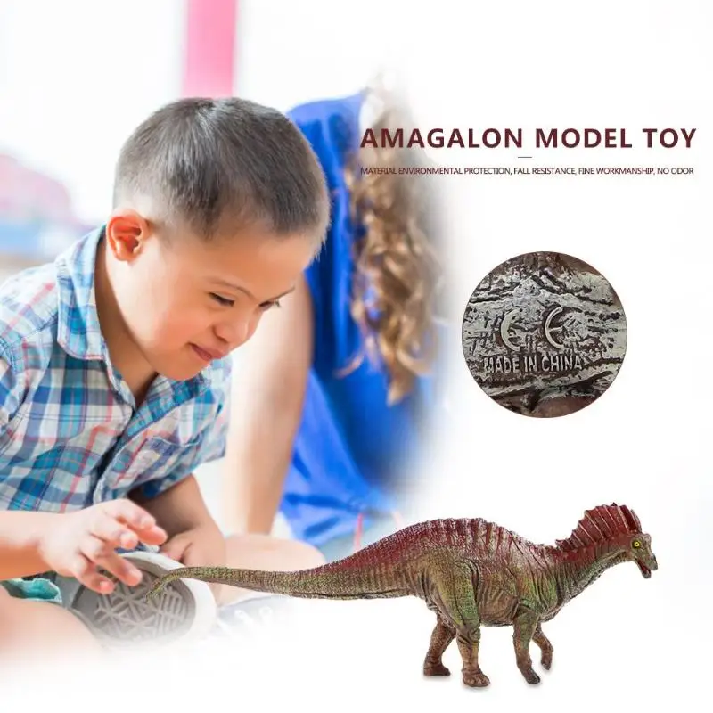 ПВХ моделирование динозавра амагарозавр модель здания образовательные игрушки для детей Коллекционная модель интерьерная игрушка Подарки на день рождения