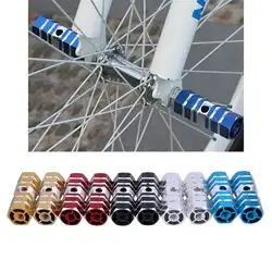 2 шт. оси из алюминиевого сплава трюк ножная педаль для BMX велосипед Велоспорт