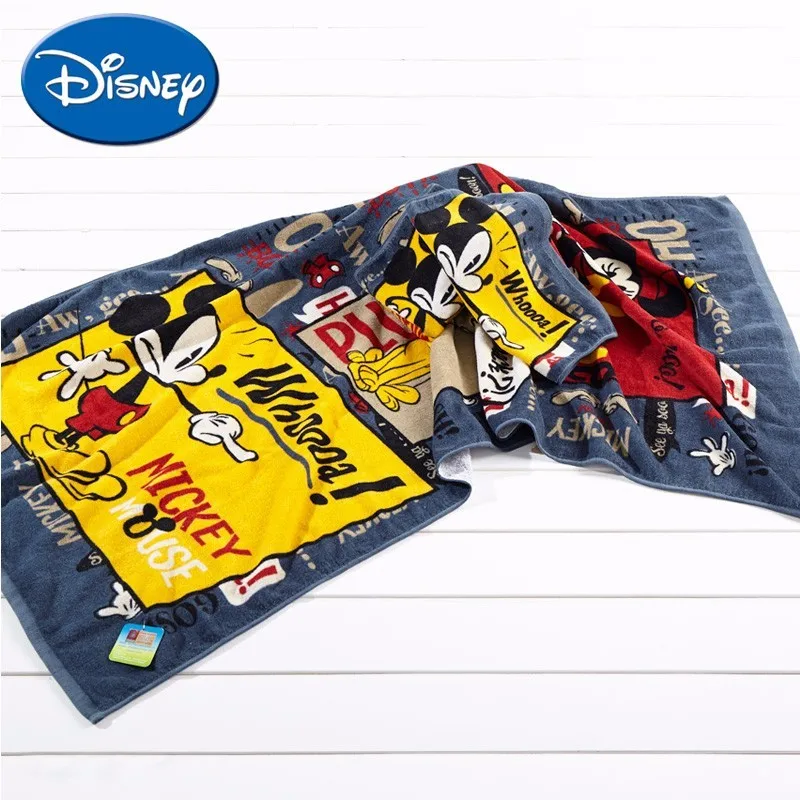 Disney Baby Towel 34x76cm 100 Cotton Face Towel Cartoon Mickey Minnie