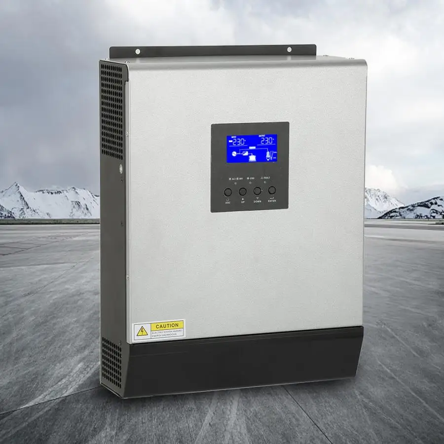

3KVA 2400W High Frequency Hybrid Pure Sine Wave Inverter Built in Solar Controller 50A 24V Hybrid Inverter