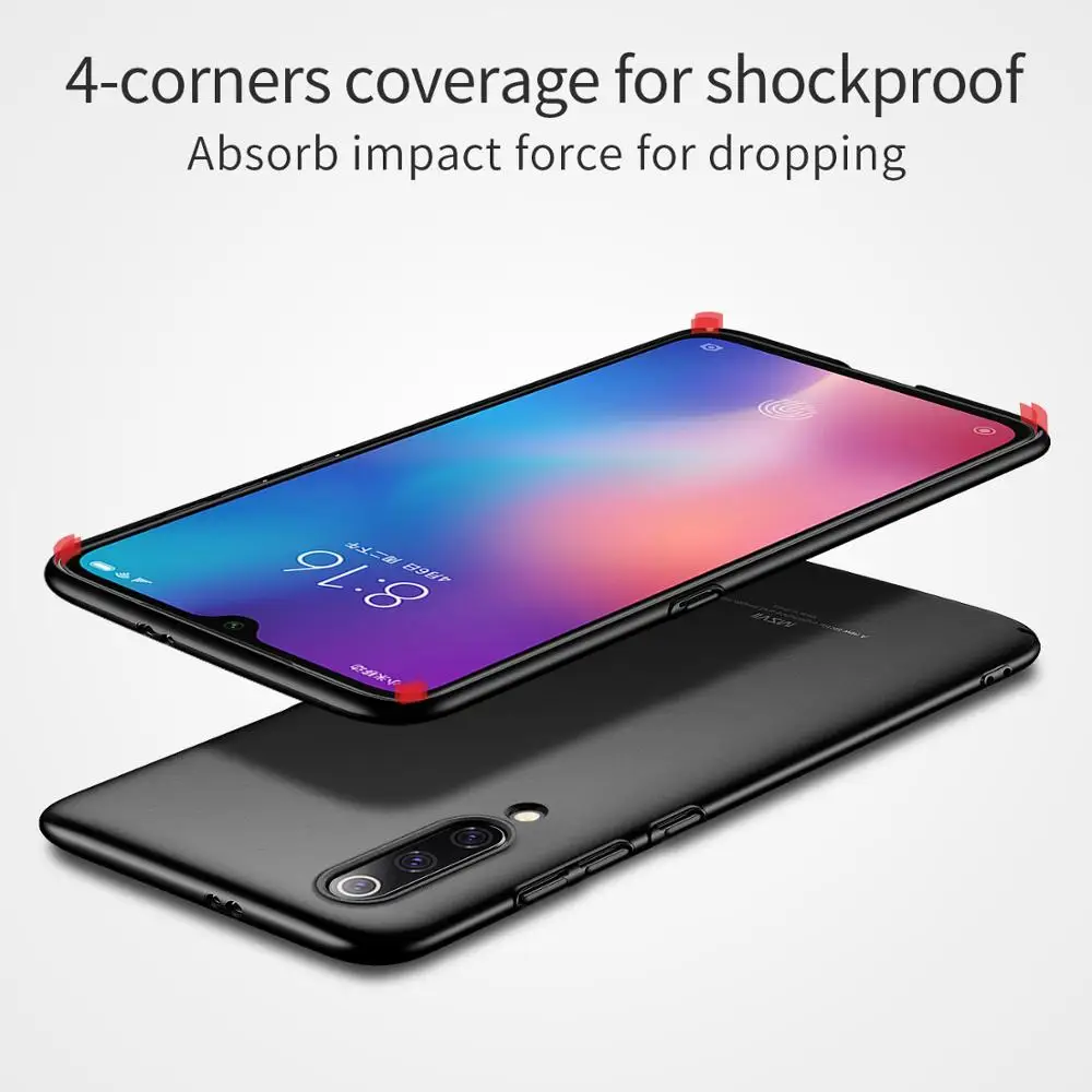 MSVII Phone Cases for Xiaomi Mi 9 Case Matte Hard Case Cover for Mi 9 Ultra-thin Anti-fingerprint Anti-knock for Xiaomi 9 Coque