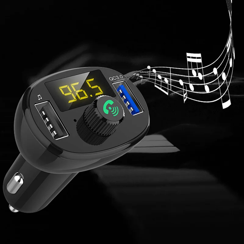 MP3 плеер JONSNOW автомобильное USB быстрое зарядное устройство QC3.0 Bluetooth FM модулятор