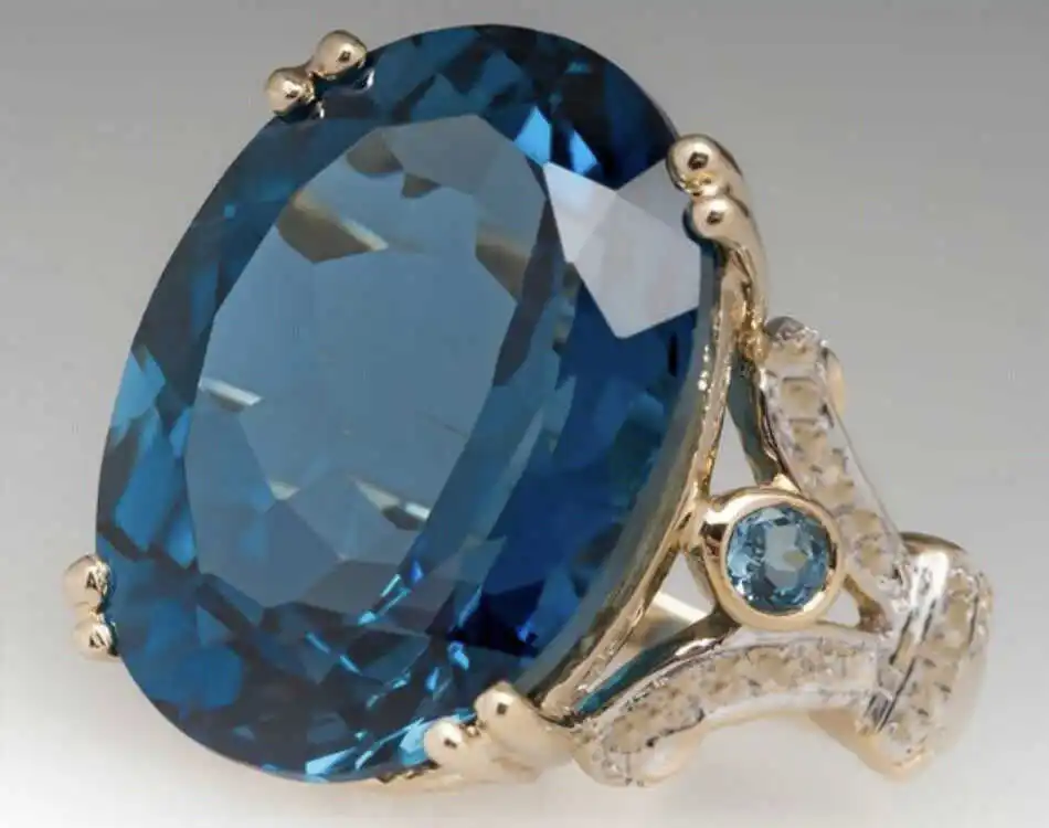 

Fashion Women Oval Cut Gem Birthstone Wedding Engagement Ring Wholesale 6-10