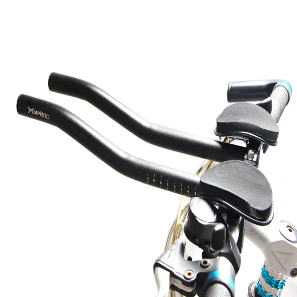 

Aluminum Alloy TT Handlebar Arm Rest Split Detachable Sets Suitable for Road Bike Mountain Bike Triathlon Time Trial