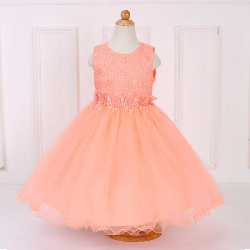 

LL313 Children's Clothing Gauze Flower children Wedding dress Girl Princess Dress