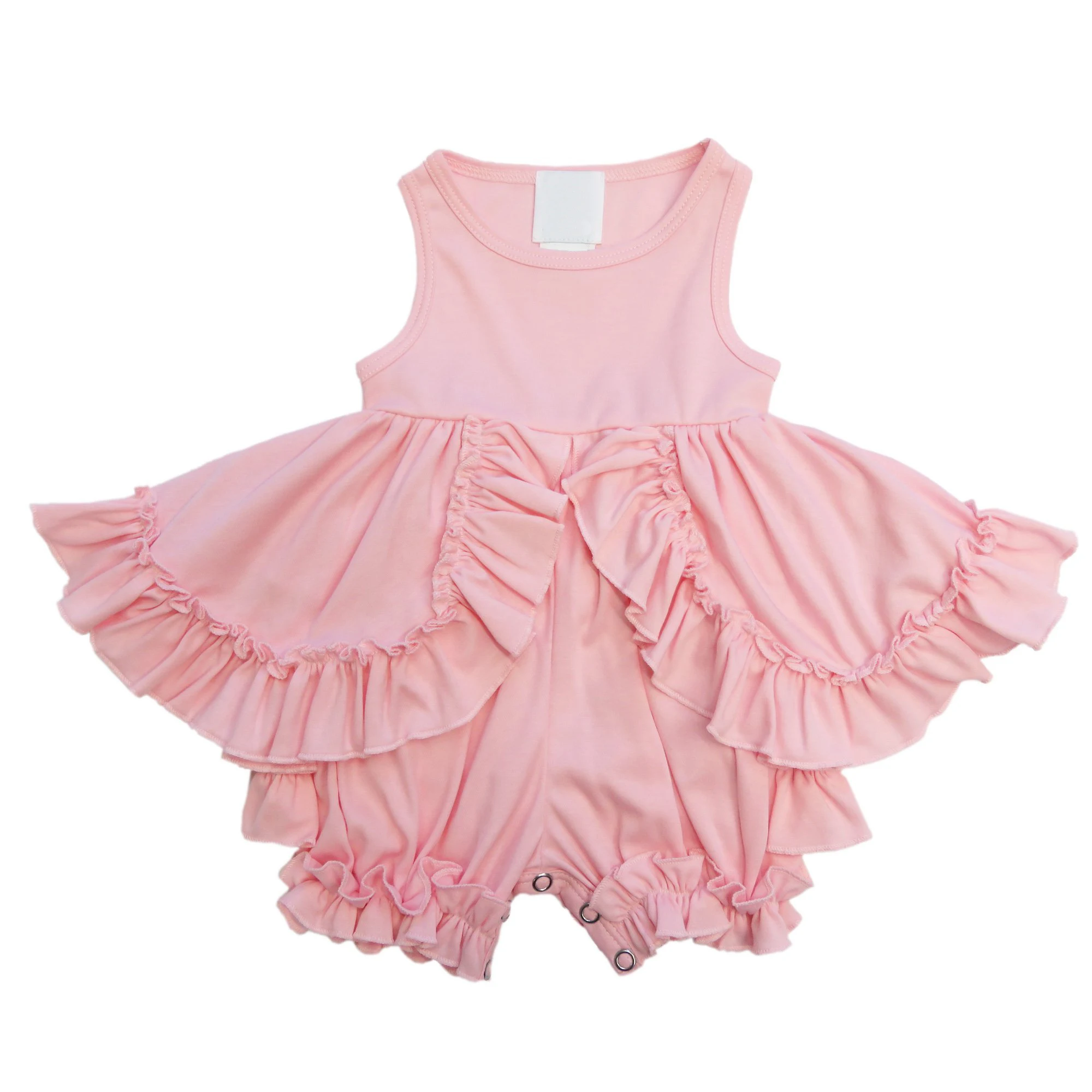 Newborn Baby Girls Layers Romper Dress Jumpsuit Outfit Clothesin