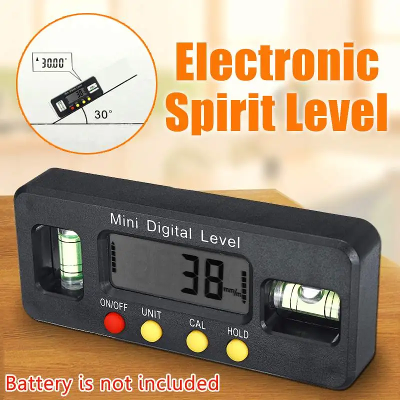 

Digital Display Protractor Angle Finder Electronic Level 360 Degree Inclinometer Angle Slope Tester Electronic Spirit Level