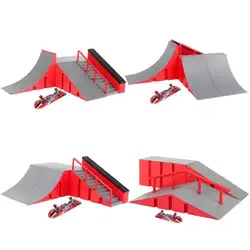 Палуба гриф скейт-парк комплект мини фингерборд настольная игра рампа трек игрушка мини скейтборд для экстремальных видов спорта