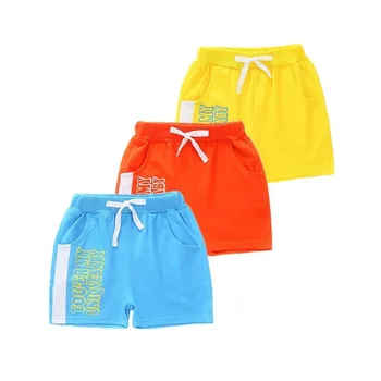 

2019 New Summer Children's Pants 100% Cotton Korean Sports Casual Infant Baby Boy Shorts Kids Trousers 3 Colors