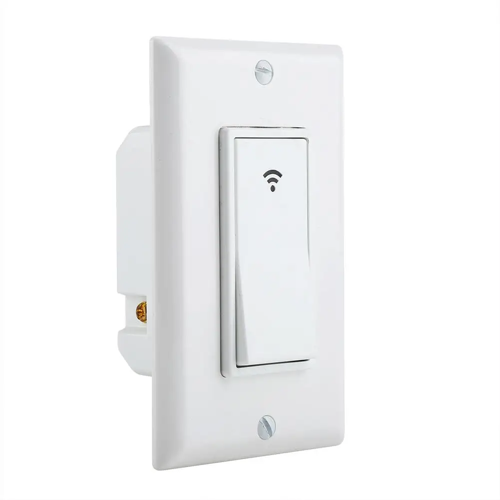 

WiFi Wireless Smart Switch Panel Support ALEXA Google Home Mobile Phone Remote control WiFi Smart Switch US Plug