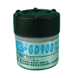 GD GD900 термальность проводящая смазка паста силиконовые пластырь радиатора соединение 2 шт. вес нетто 30 г высокая эффективность серый