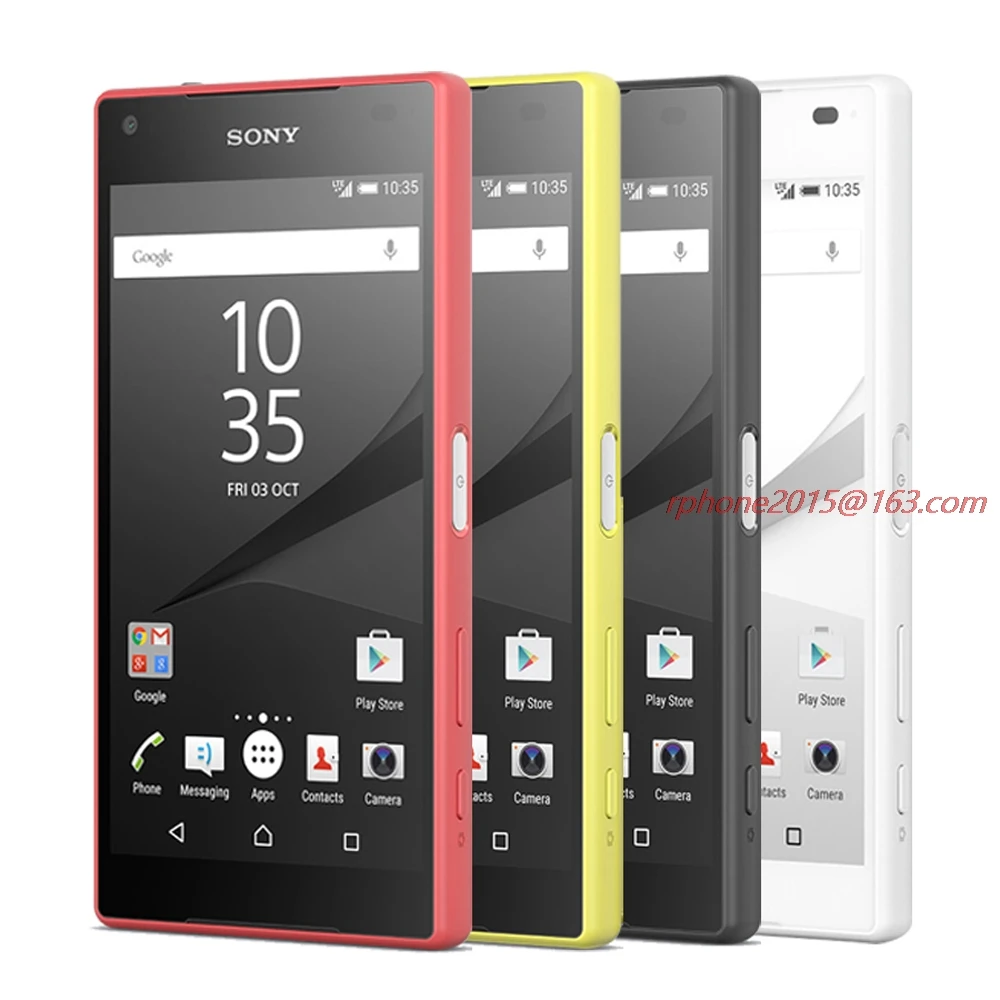 Оригинальный разблокированный sony Xperia Z5 Compact E5823 3g 4G Wifi mini 23MP 4 6 'ཛྷ GB rom