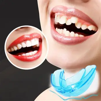 

Silicone Orthodontic Brace Buck Teeth Retainers Boxing Tooth Protector Dental Mouthpieces Orthodontic Appliance Trainer