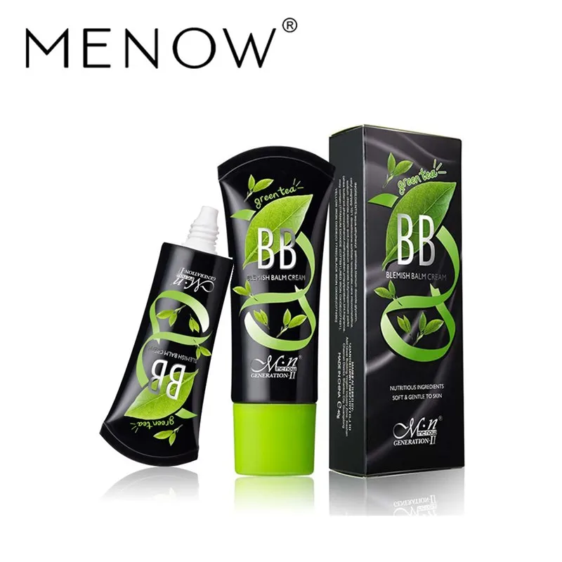 

Menow Face Foundation Cream Natural BB Cream Long Lasting Moisturizing Brighten Concealer Face Base Makeup Cosmetics F614