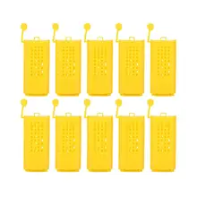 10 шт пластиковая клетка пчелы королевы Защитная крышка клетки протектор пчелы инструменты оборудование пчеловодства