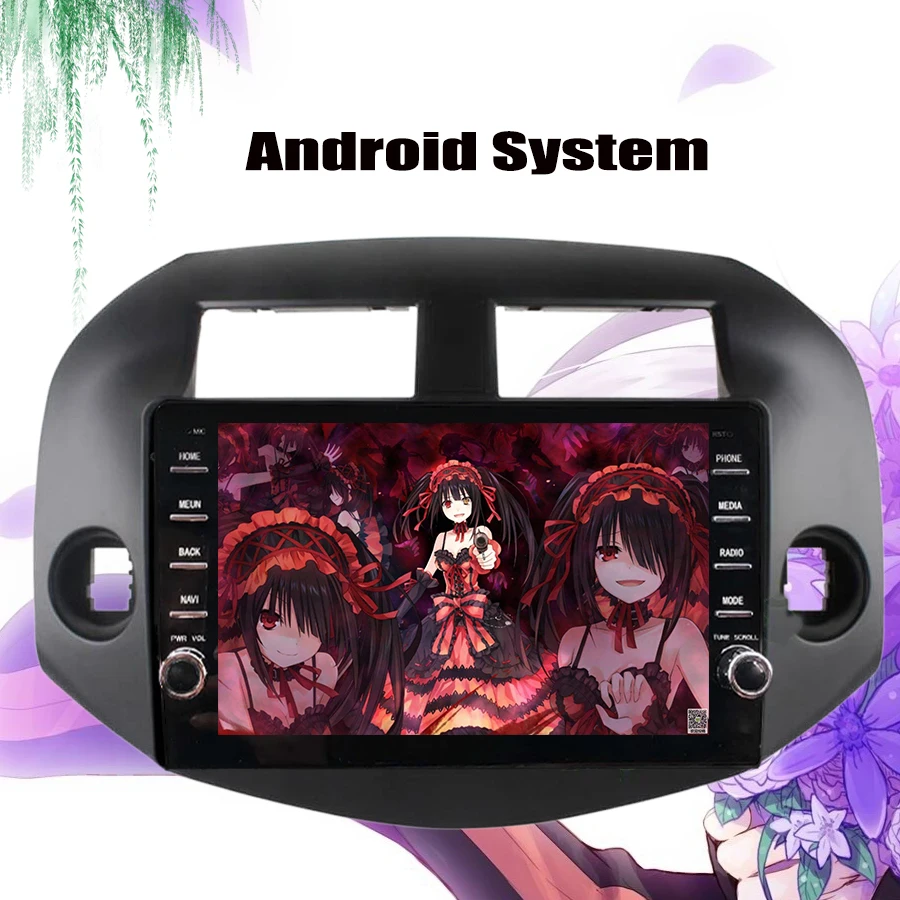 Sale IPS Car Multimedia player Android 9.0 2 din car dvd gps navigation For Toyota RAV4 Rav 4 2007-2011 car radio stereo Cassette 2