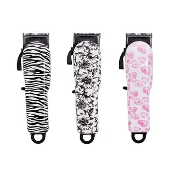 

3color Portable Low Noise Electric Hair Trimmer Plastic Chargeable Hair Clipper for Children Adult Salon Home Hairdressing Tools